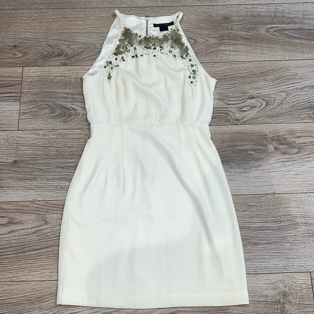 Beautiful white dress with beading